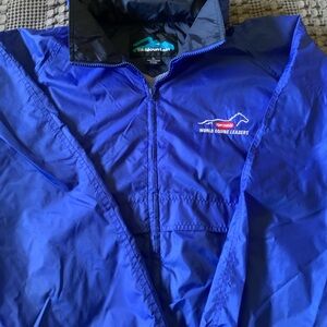 Tri-Mountain Blue Fort Dodge Equine Windbreaker Jacket
